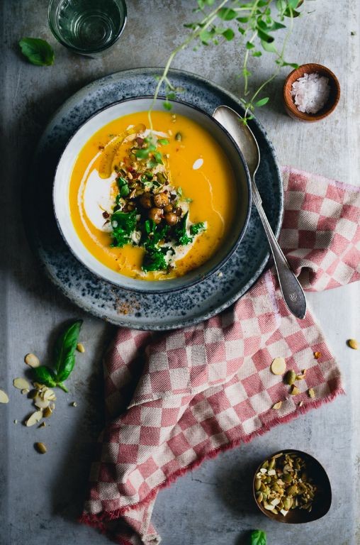 Spiced Carrot and Ginger Soup with Ras el Hanout