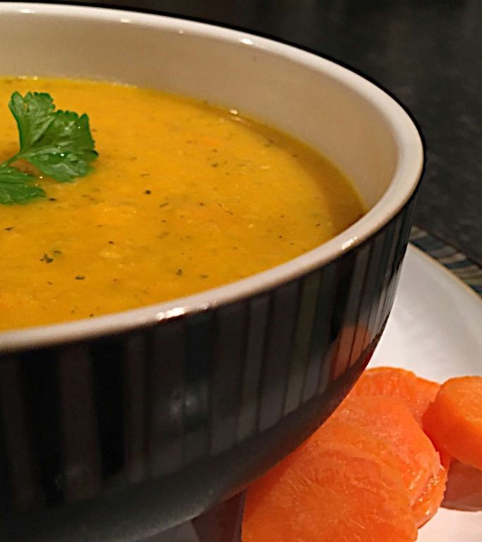 Spiced Moroccan Carrot Soup