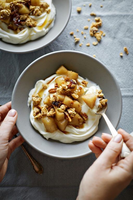 Spiced Pear and Walnut Compote