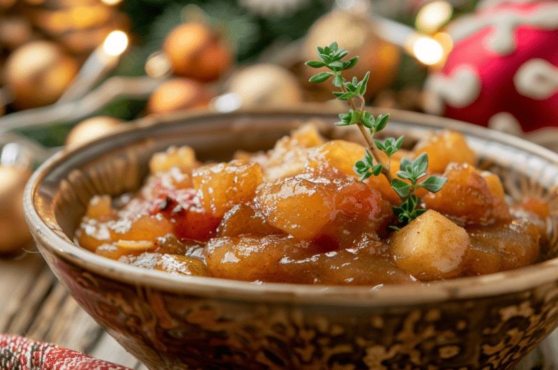 Spiced Prune and Apple Compote