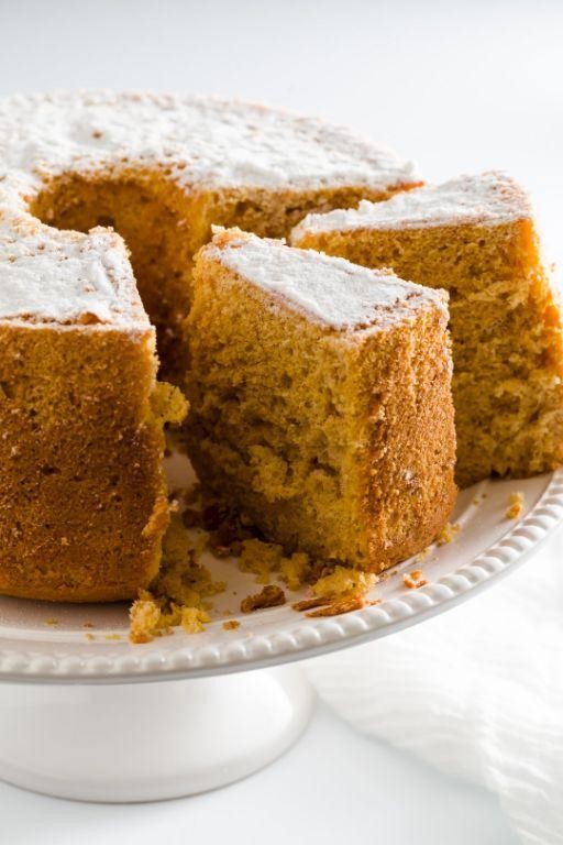 Spiced Pumpkin Chiffon Cake