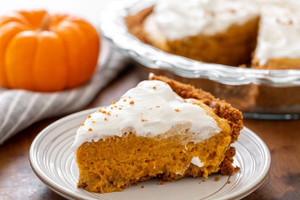 Spiced Pumpkin Chiffon Pie with Homemade Pumpkin Puree