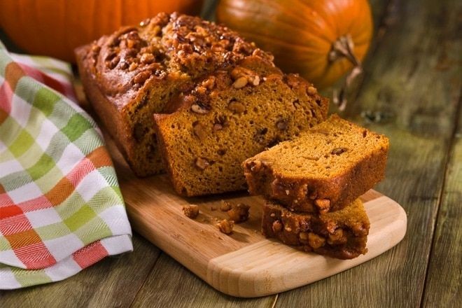 Spiced Pumpkin and Walnut Bread