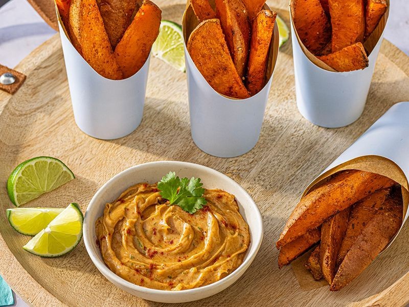 Spiced Sweet Potato and Peanut Butter Dip