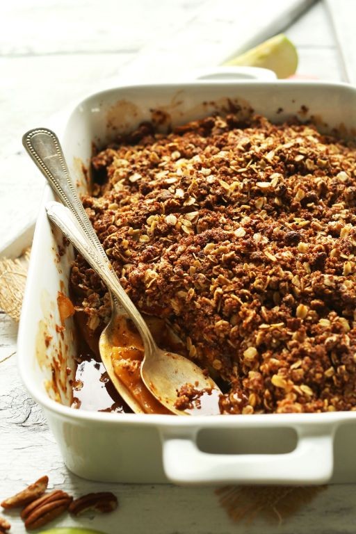 Spiced Vegan Apple Crisp