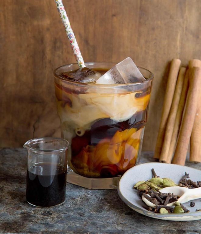 Spiced Vietnamese Iced Coffee with Cinnamon
