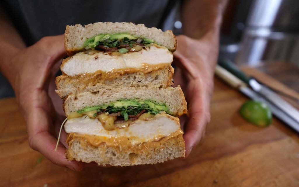 Spicy Avocado Chicken Sandwich