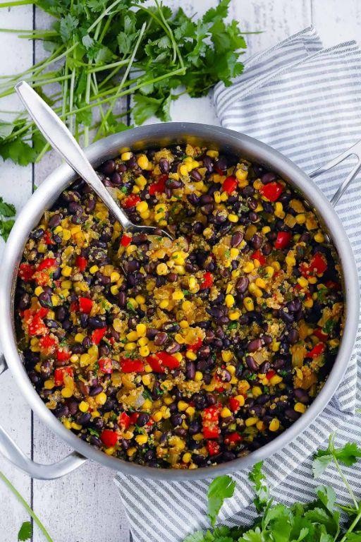 Spicy Black Bean and Quinoa Bowl