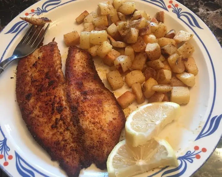 Spicy Cajun Pan Seared Tilapia