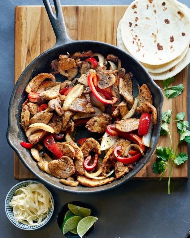 Spicy Chipotle Chicken Fajitas