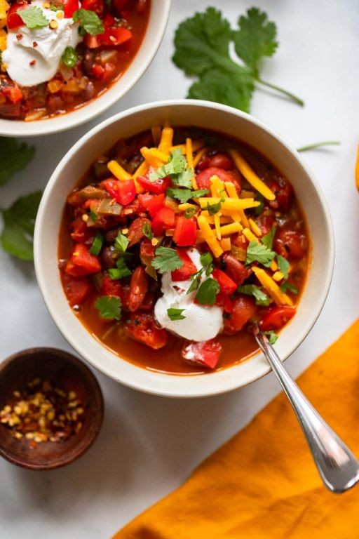 Spicy Chipotle Vegetarian Chili