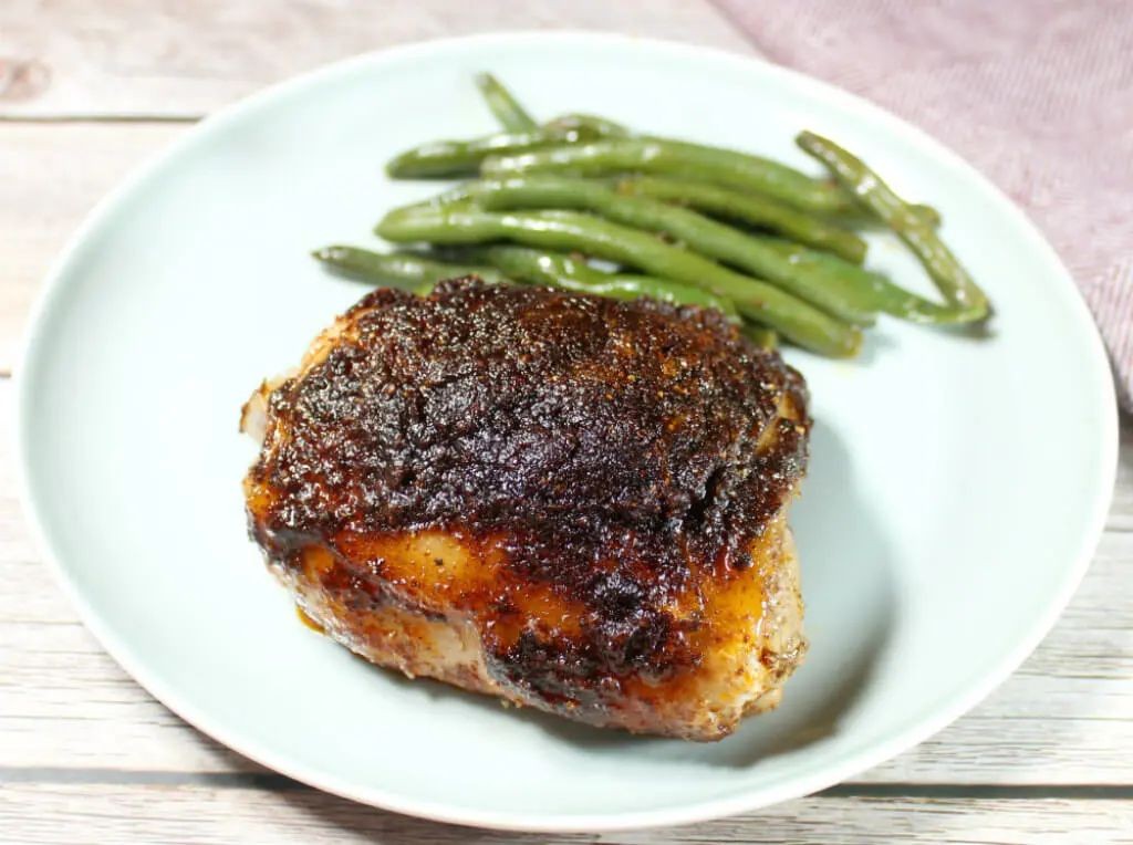 Spicy Chocolate-Rubbed Chicken Thighs