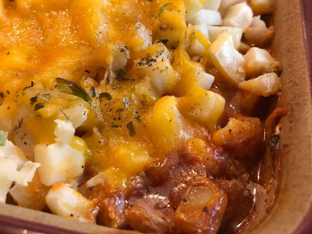 Spicy Chorizo and Potato Casserole