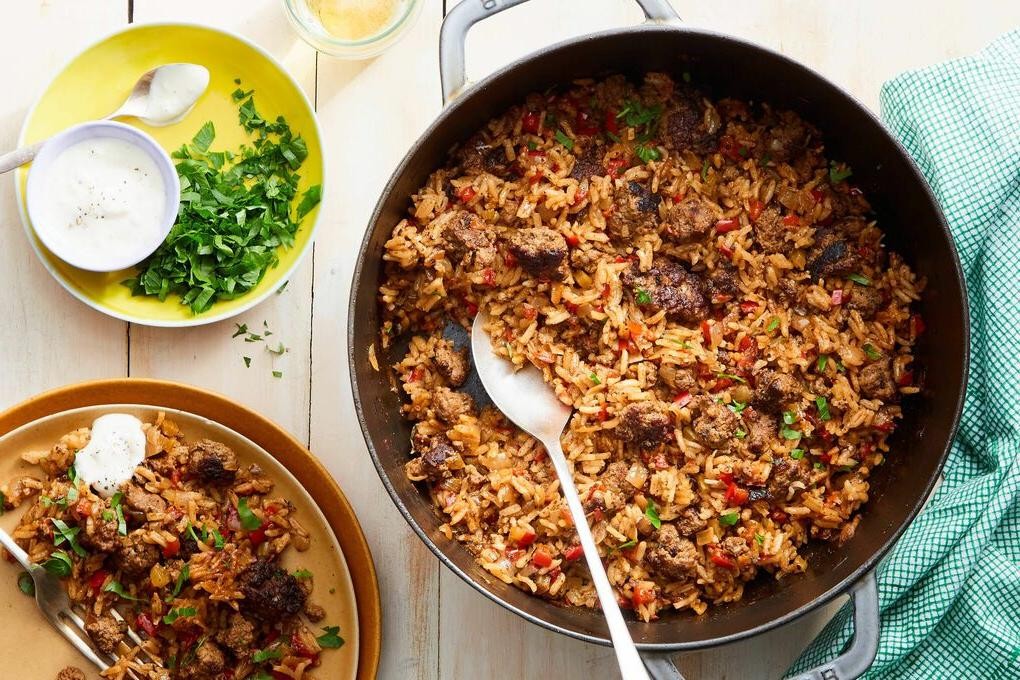 Spicy Dirty Rice with Ground Turkey