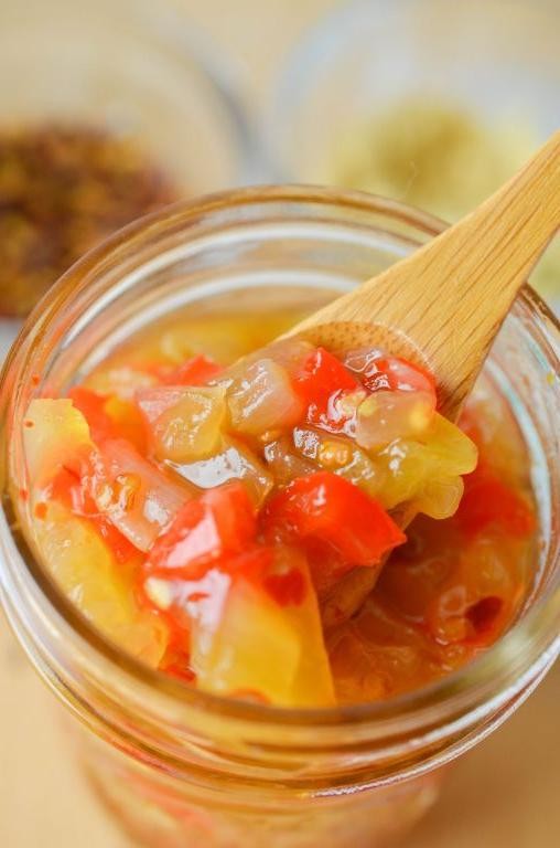Spicy Green Tomato Relish