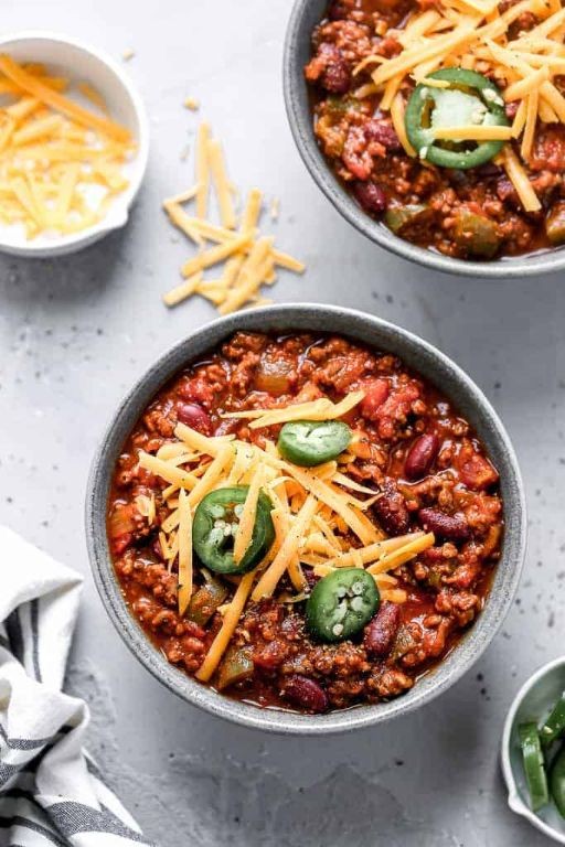 Spicy Ground Beef Chili