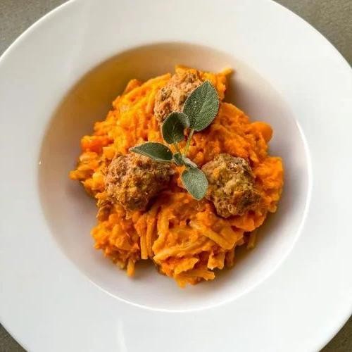 Spicy Harissa Butternut Squash Pasta Sauce