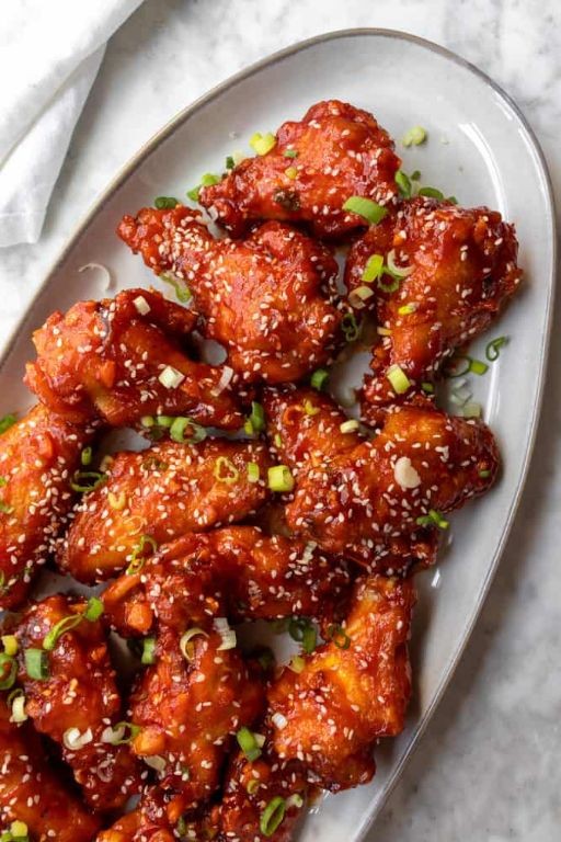 Spicy Honey Glazed Bone-In Chicken Wings