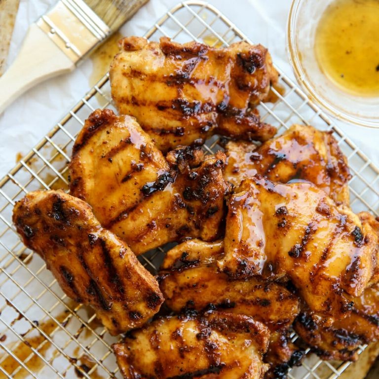 Spicy Honey Glazed Chicken Chunks