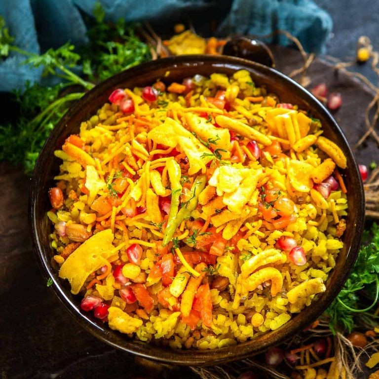 Spicy Indori Poha with Sev