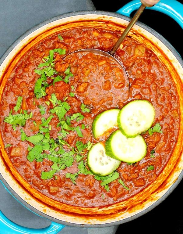 Spicy Keto Tofu Chili