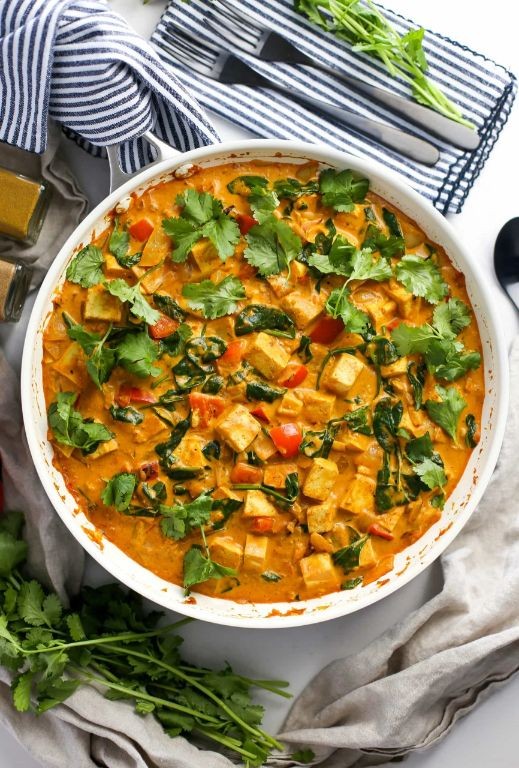 Spicy Keto Tofu Curry