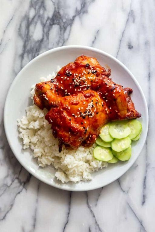 Spicy Korean Chicken Thighs