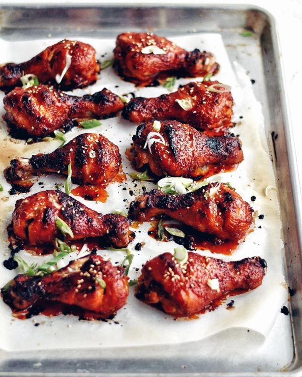 Spicy Korean Gochujang Chicken Legs