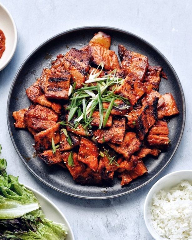 Spicy Korean Gochujang Pork Bites