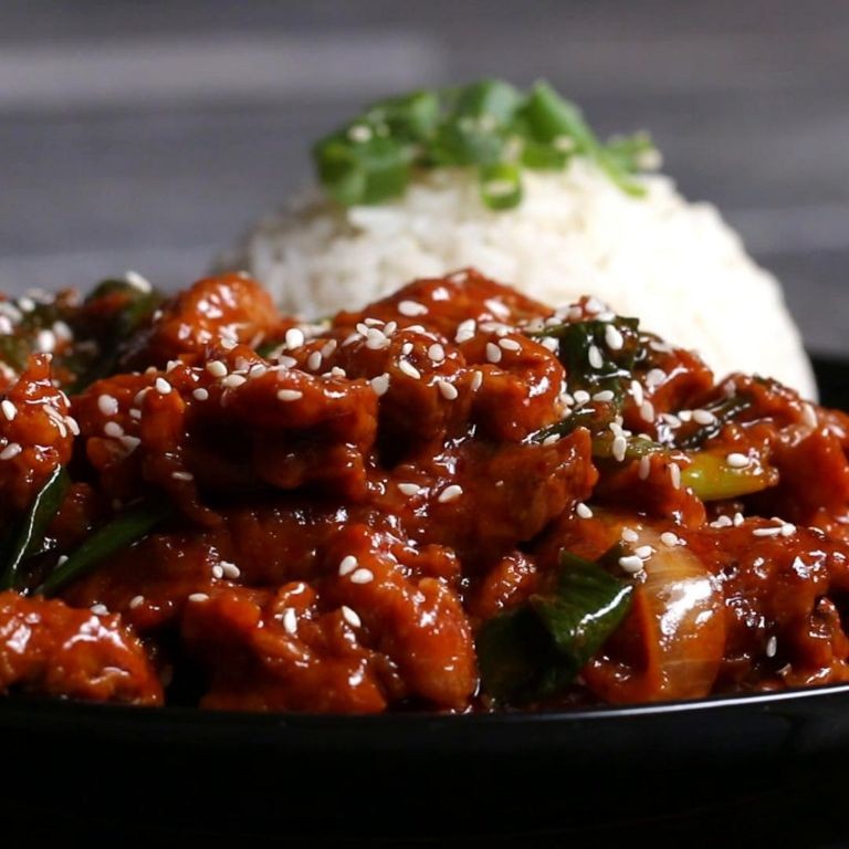Spicy Korean-Style Pork Shoulder BBQ