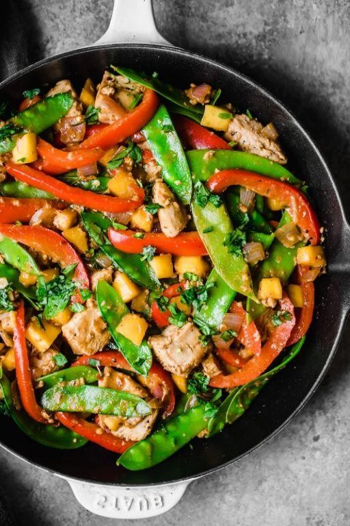 Spicy Mango Chicken Stir Fry
