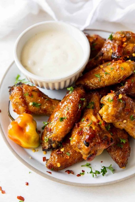 Spicy Mango Habanero Wings