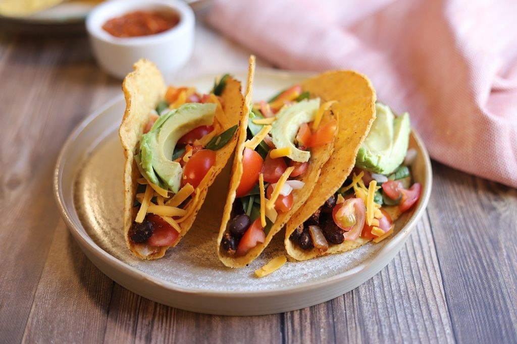 Spicy Metaboost Black Bean Tacos