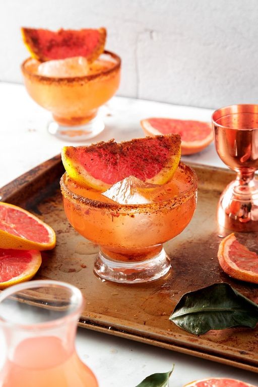Spicy Paloma with Grapefruit and Chili