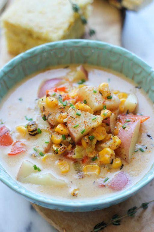 Spicy Potato and Corn Chowder