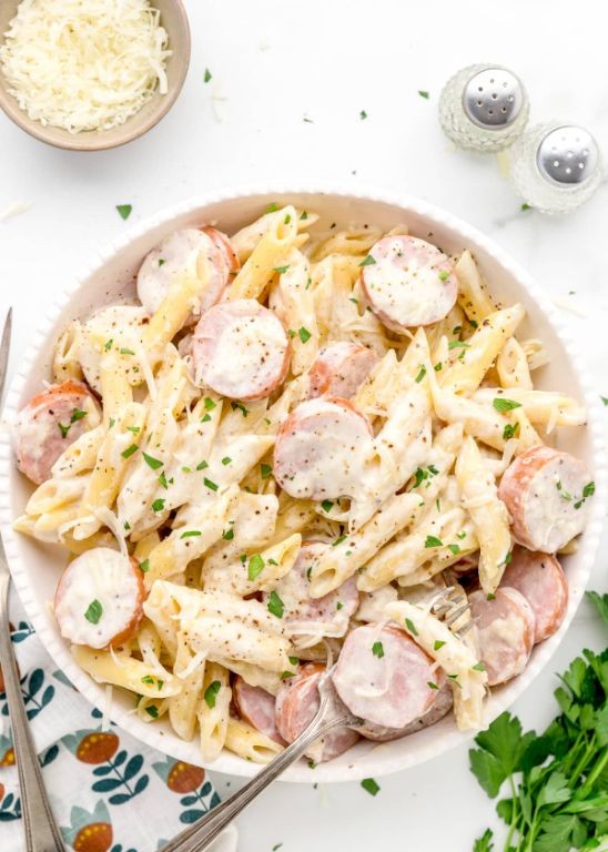 Spicy Sausage Alfredo Sauce
