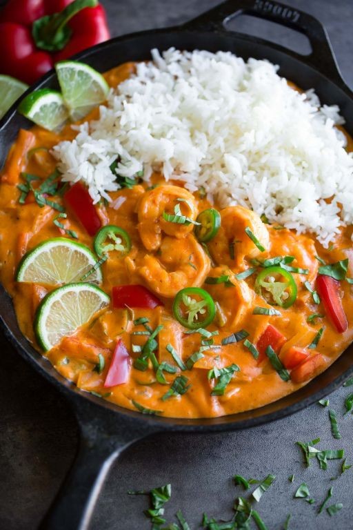 Spicy Thai Coconut Shrimp