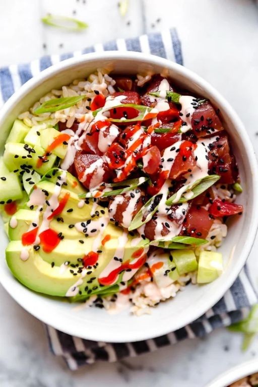 Spicy Tuna Poke Bowl
