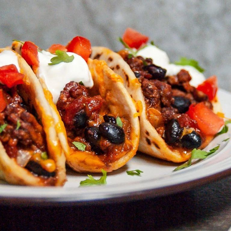 Spicy Turkey and Black Bean Tacos