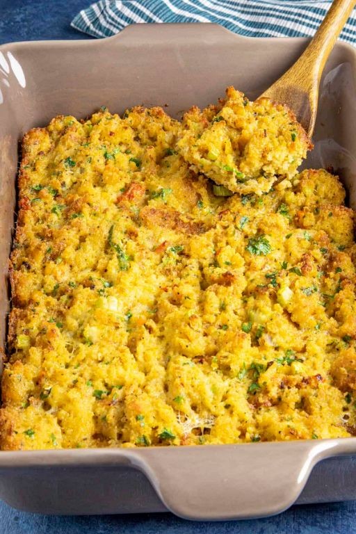 Spicy jalapeño cornbread dressing