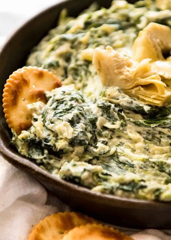 Spinach and Canned Artichoke Dip