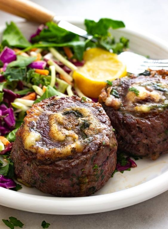 Spinach and Gruyere Stuffed Beef Roll
