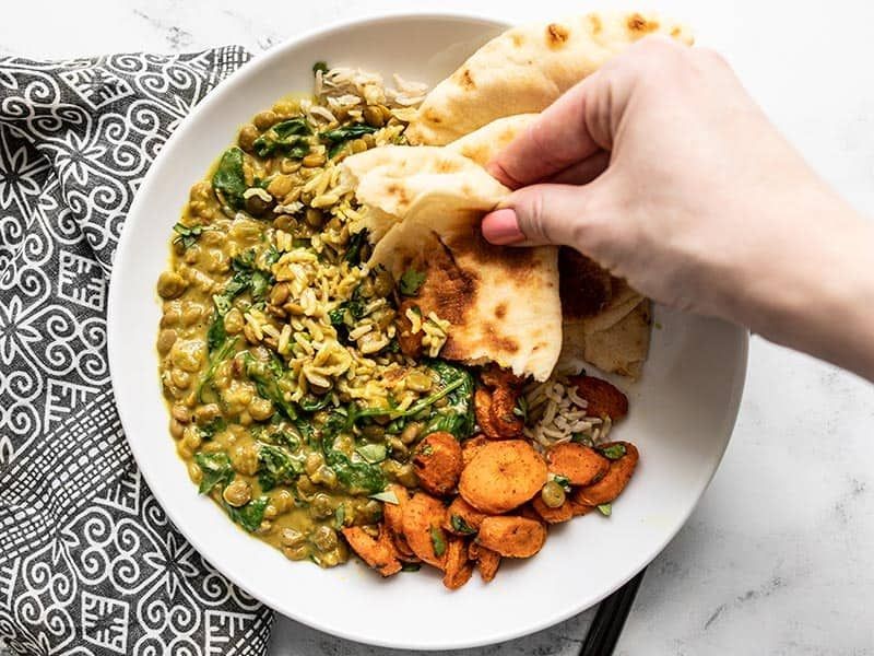 Spinach and Lentil Curry