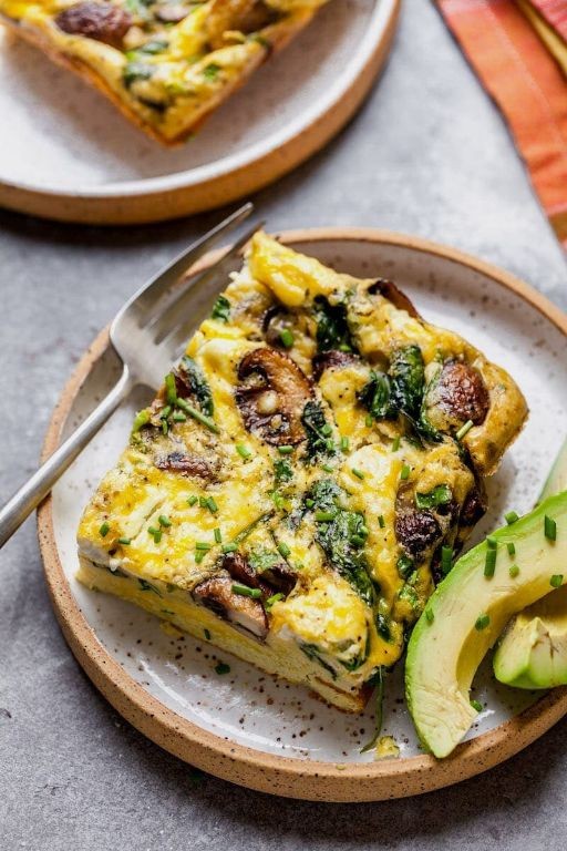 Spinach and Mushroom Easter Casserole