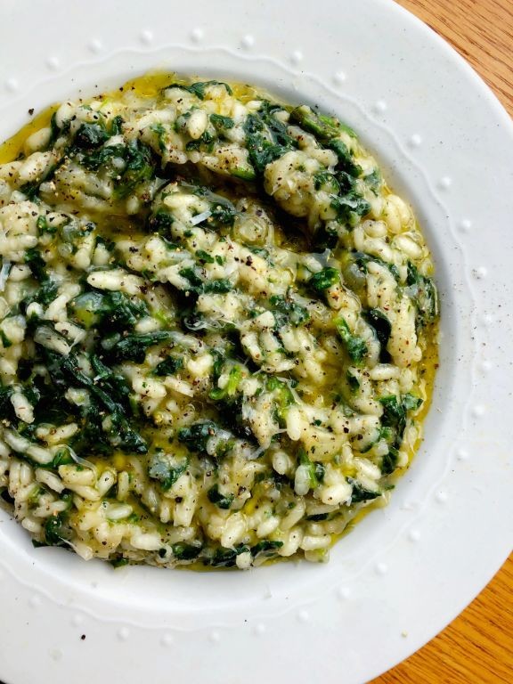Spinach and Parmesan Risotto