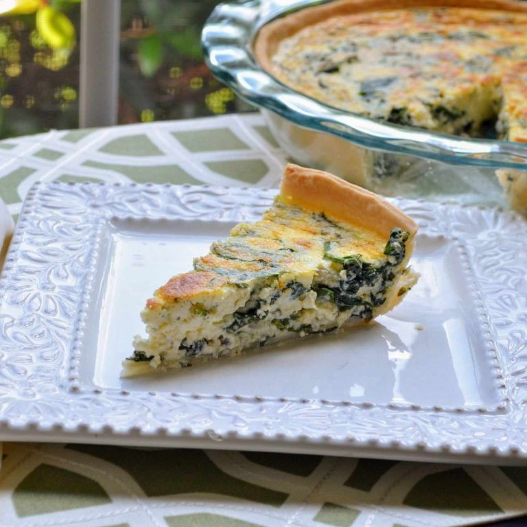 Spinach and Ricotta Quiche