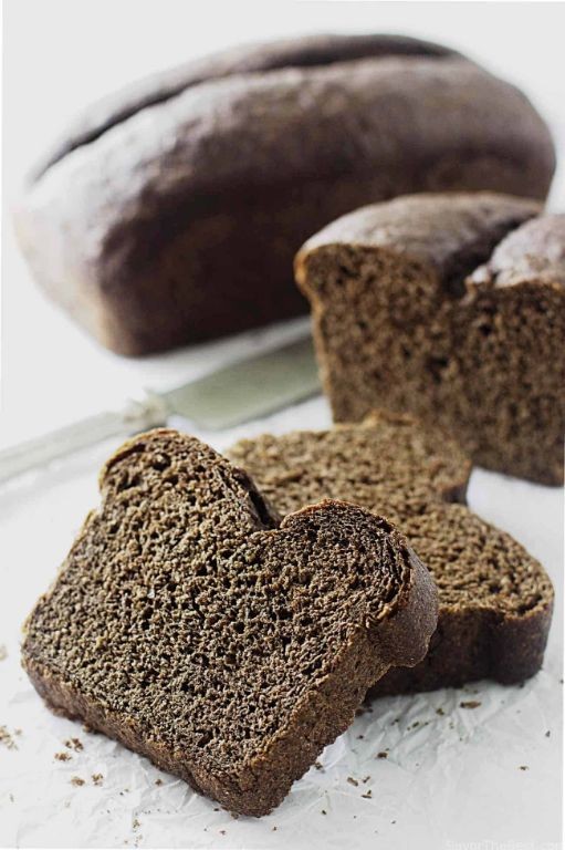 Sprouted Rye Bread with Caraway Seeds