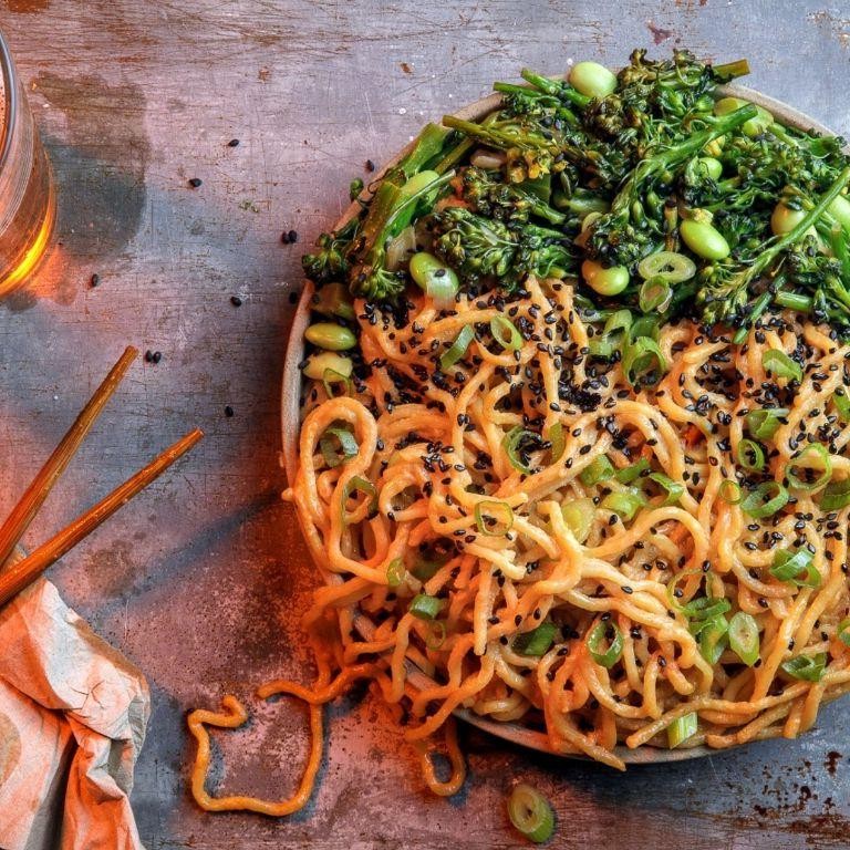 Sriracha Garlic Noodles