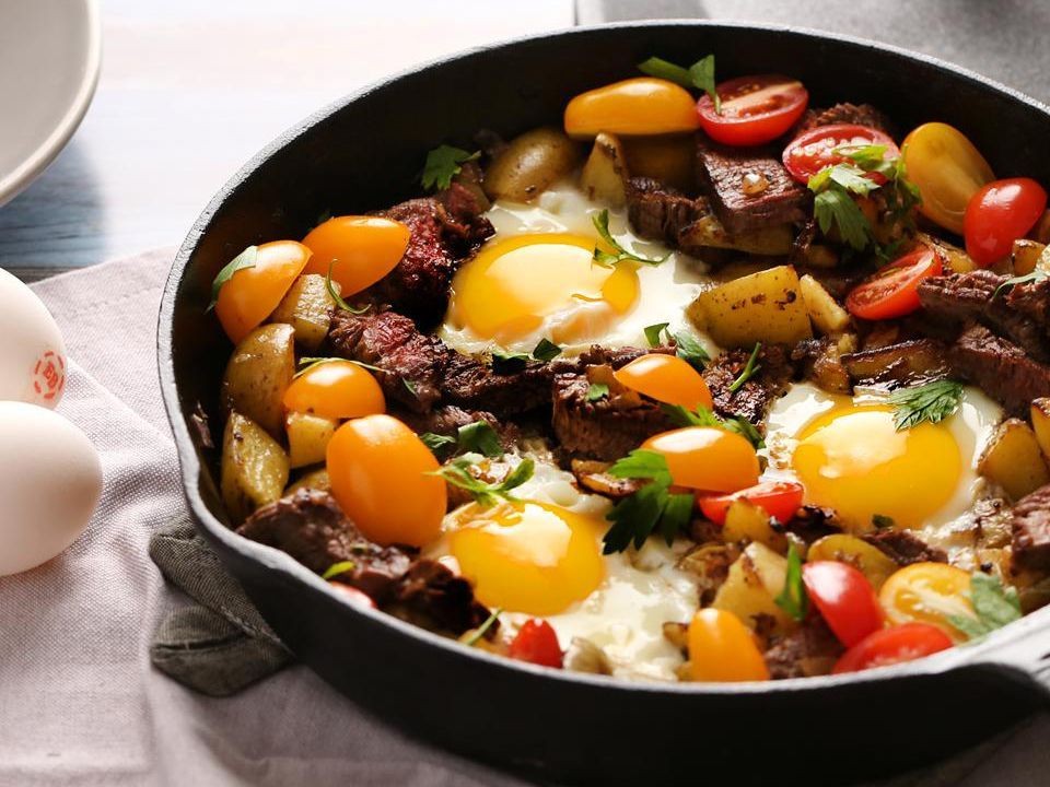 Steak and Egg Breakfast Hash