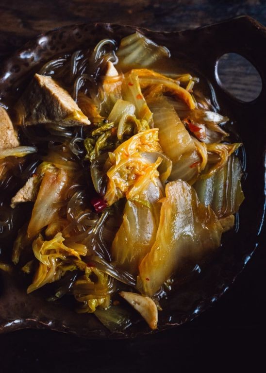Steamed Cabbage with Fermented Tofu